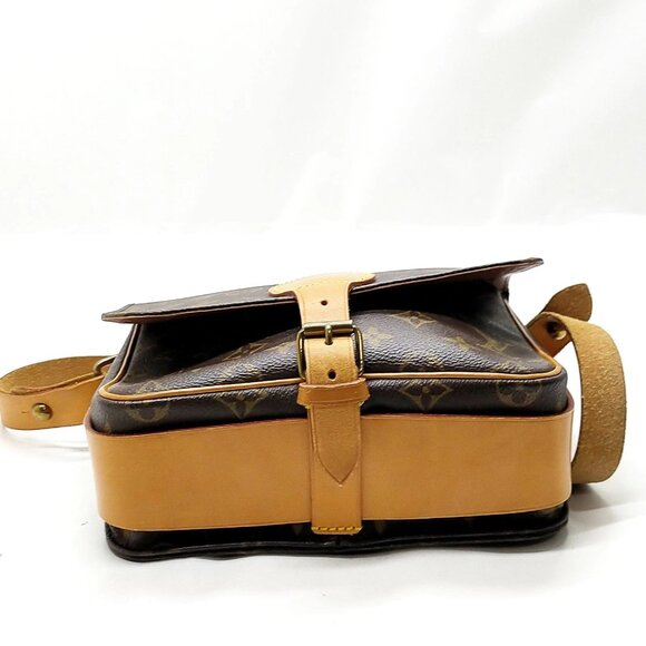 Authentic Louis Vuitton Cartouchiere MM Brown Monogram Shoulder Bag mn630-112725 - Picture 6 of 16